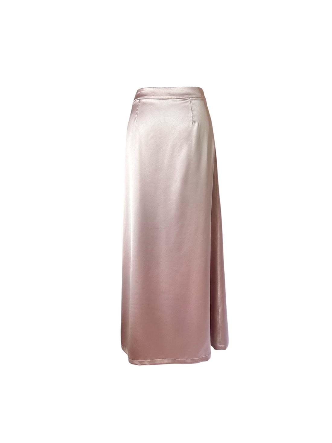 Ellora Purple Maxi Satin Skirt